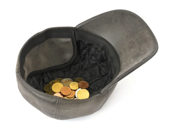 Cap with money — Stock Photo, Image