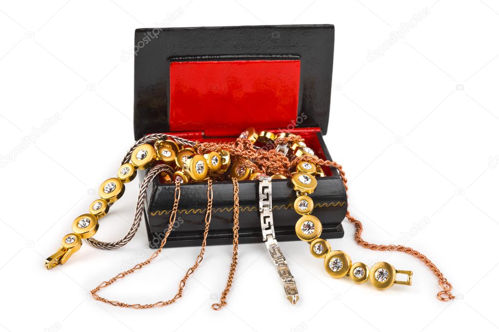 Box with jewelry