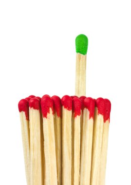 Matches - leadership concept clipart