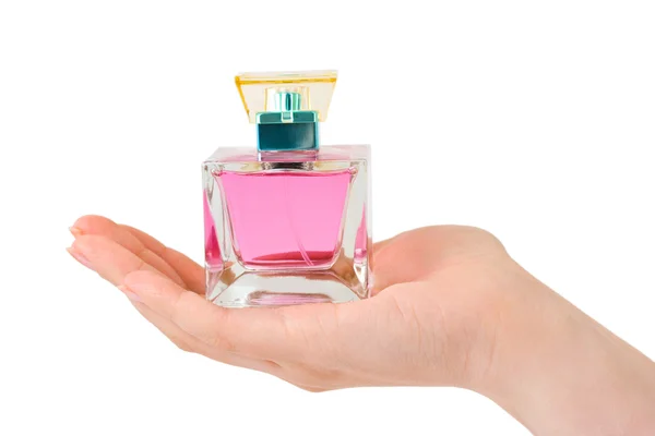Рука з парфумами — стокове фото