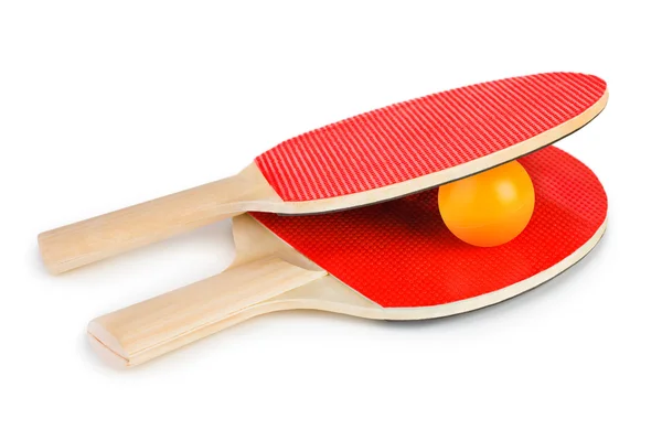 Tennis racket and ball — Stock Photo, Image