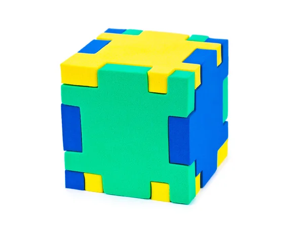 Kocka puzzle — Stock Fotó