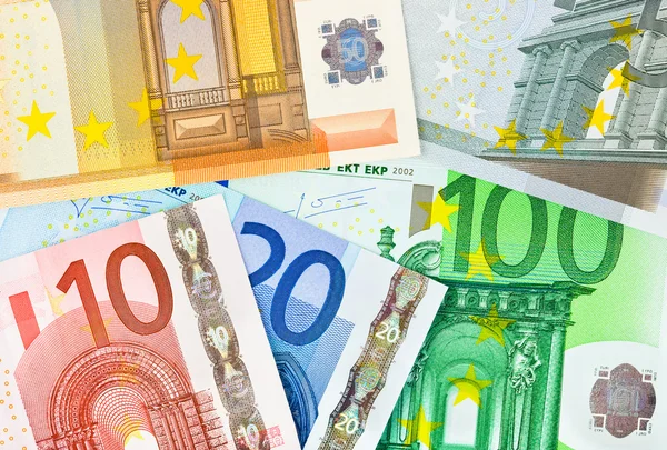 Euro peníze pozadí — Stock fotografie