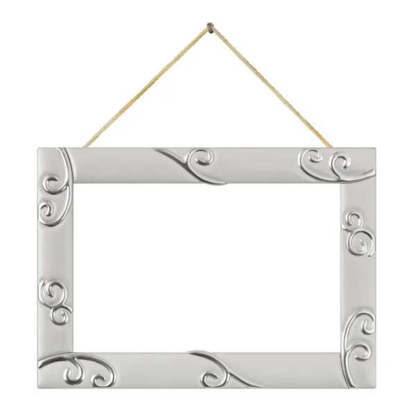 Metal frame with string — Stock Photo, Image