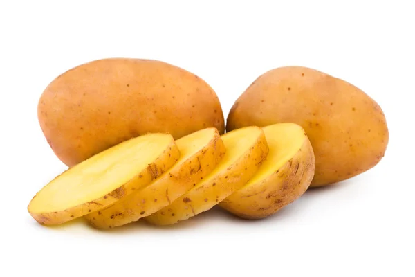 Нарезанный картофель — стоковое фото
