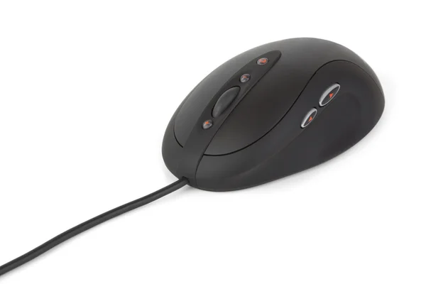 Комп'ютерна миша і кабель — стокове фото