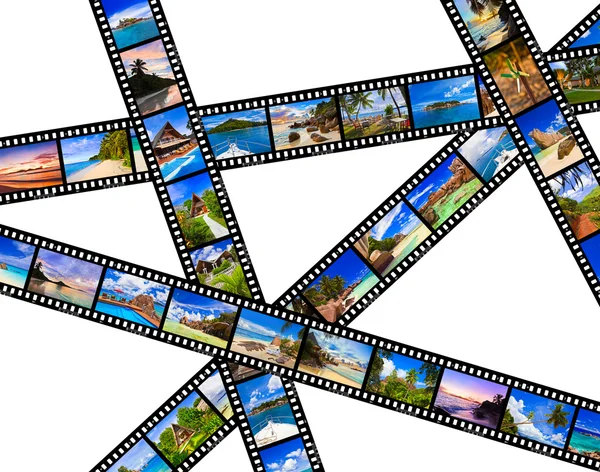 Frames of film - nature and travel (my photos) — Stock Photo, Image