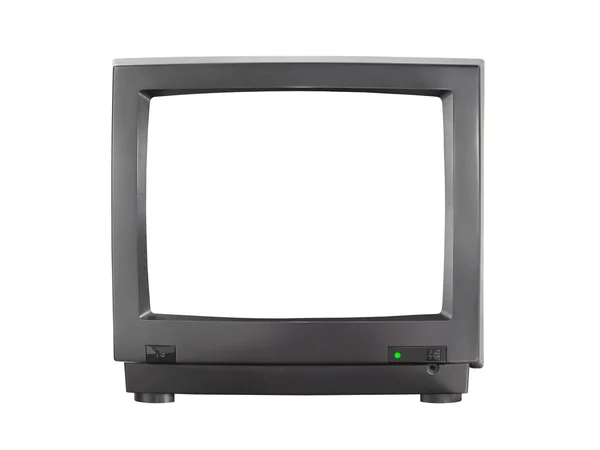 TV con schermo bianco — Foto Stock