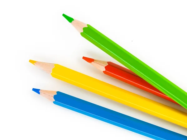 Mångfärgade pennor — Stockfoto