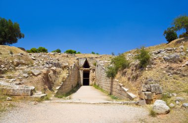 Treasury in Mycenae town, Greece clipart