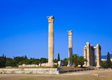 Temple of the Olympian Zeus at Athens, Greece clipart