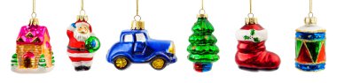 Set of christmas toys clipart
