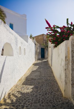 Santorini street (oia), Yunanistan