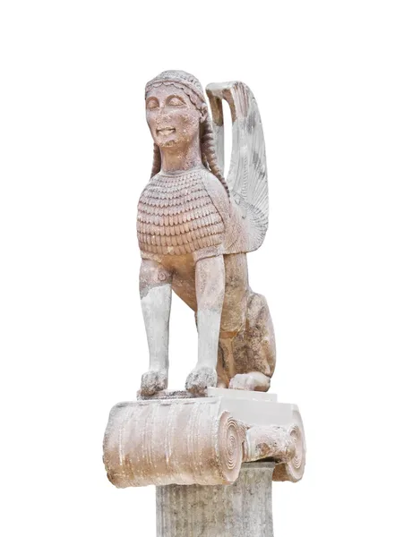 Standbeeld in delphi museum, Griekenland — Stockfoto