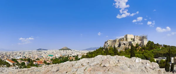 Acrópole e Atenas, Grécia — Fotografia de Stock