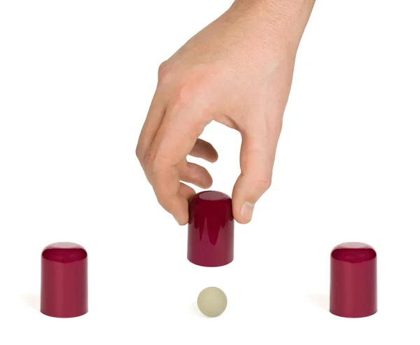 Jogo de mão e concha — Fotografia de Stock