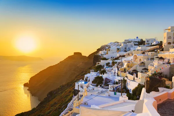 Puesta de sol de Santorini - Grecia — Foto de Stock