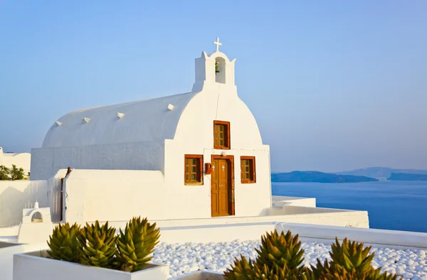 Церковь Санторини (Ойя), Греция — стоковое фото