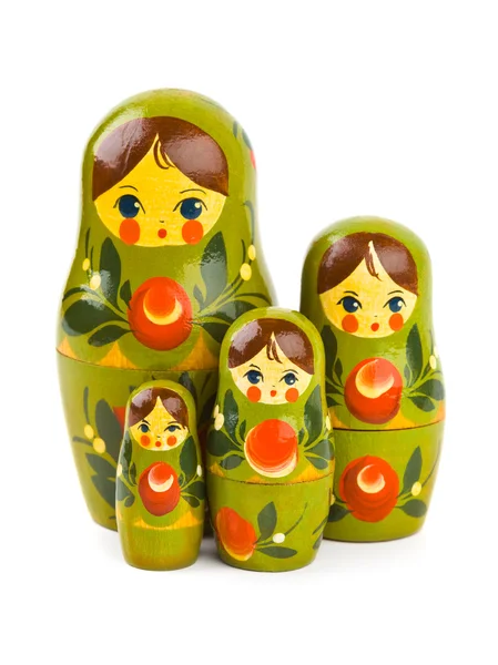 Russian retro toy matrioska — Stock Photo, Image