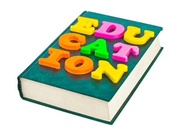 Word Education sur le livre — Photo