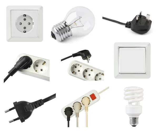 Conjunto de equipamentos elétricos — Fotografia de Stock