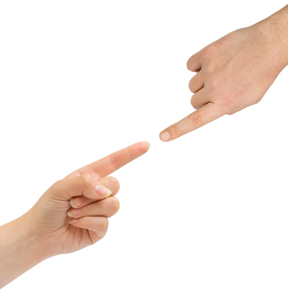 Kadın ve erkek eller — Stok fotoğraf