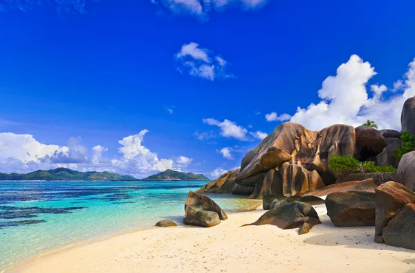 Strand Source d 'Argent auf den Seychellen — Stockfoto