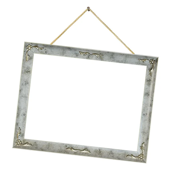 Retro frame on string — Stock Photo, Image