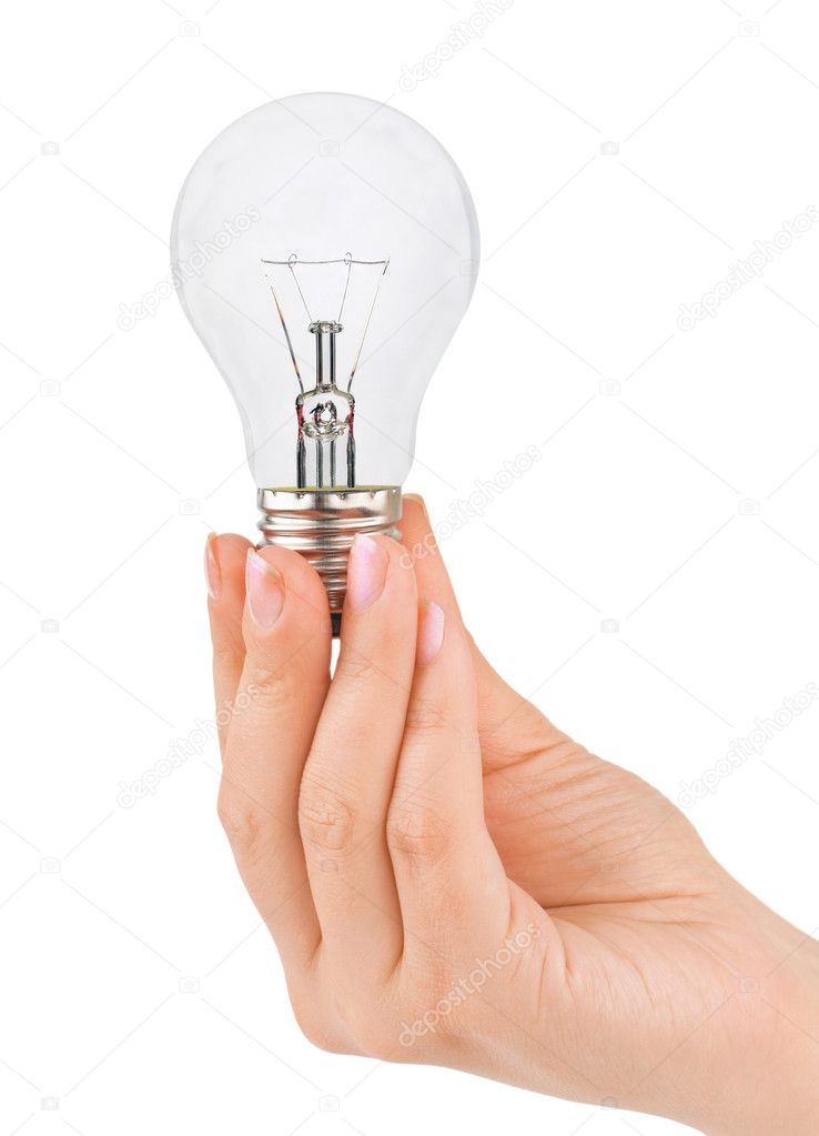 Hand with lamp