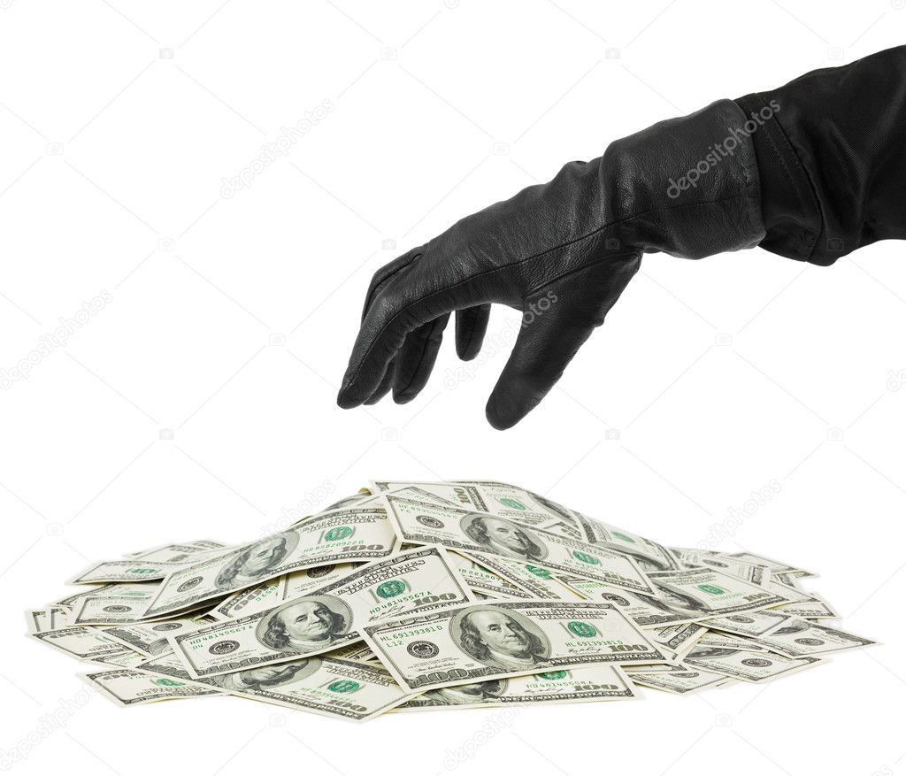 Hand in glove and money