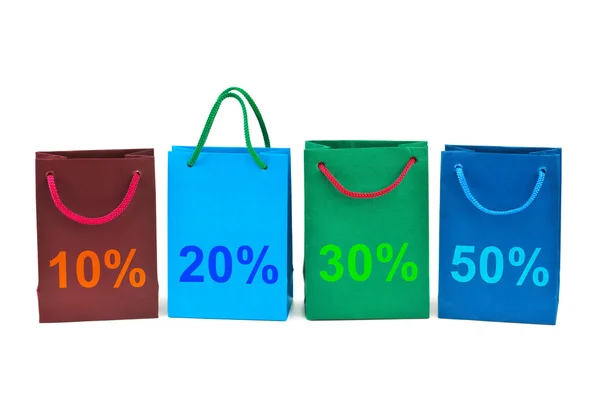 Shopping bag multicolore — Foto Stock