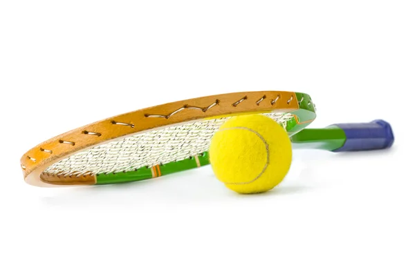 Racchetta da tennis e palla — Foto Stock