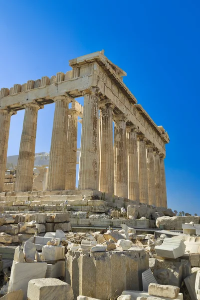 希腊雅典雅典卫城的帕台农神庙 — 图库照片