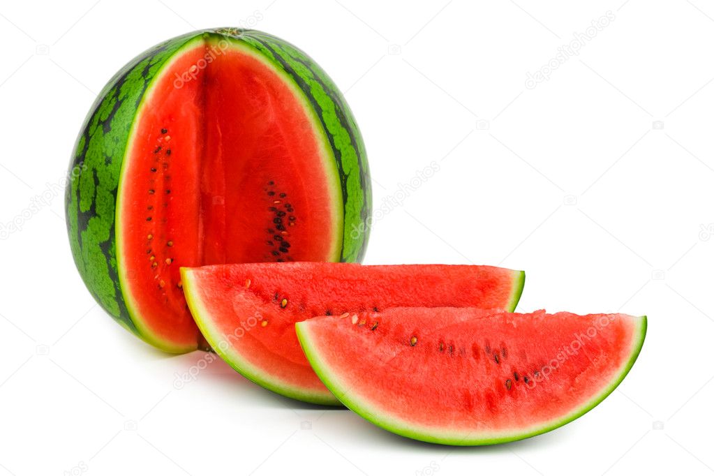Watermelon - isolated on a white background