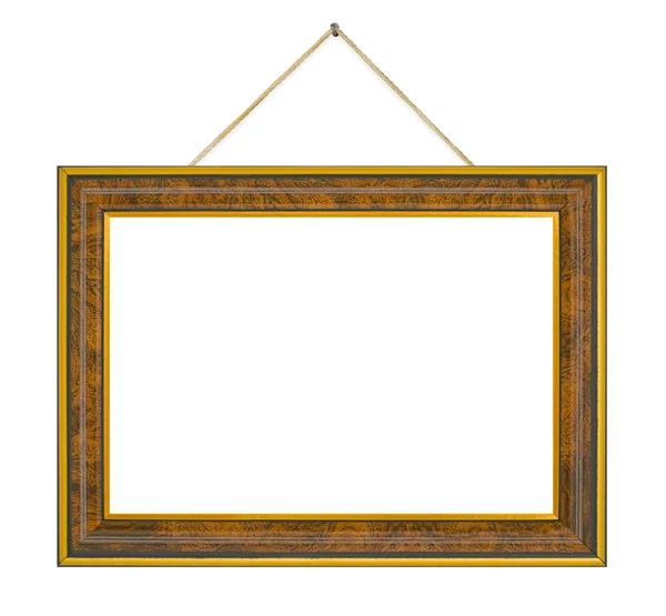 Retro Frame String Isolated White Background — Stock Photo, Image
