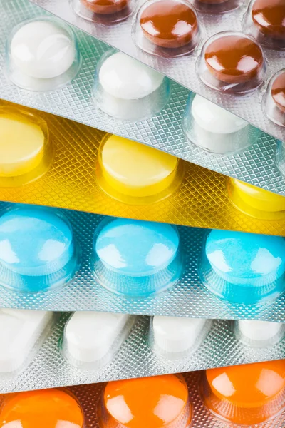 Tablettenpackungen Abstrakter Medizinischer Hintergrund — Stockfoto