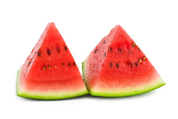 Watermelon Terisolasi Pada Latar Belakang Putih — Stok Foto