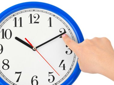 Hand stop time clipart