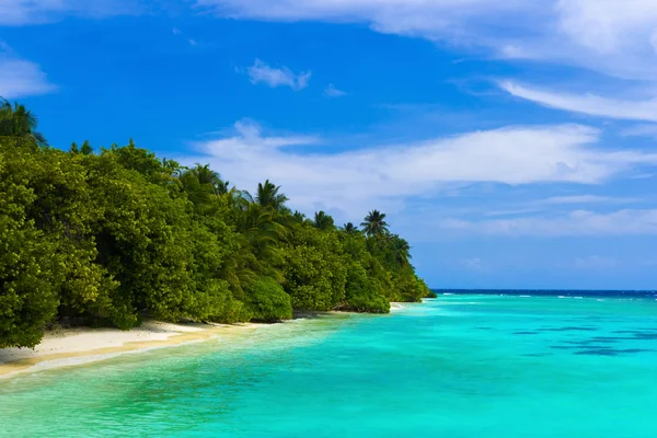 Océano y playa tropical — Foto de Stock