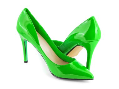 Green shoes clipart