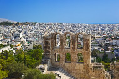 The Odeon theatre at Athens, Greece clipart