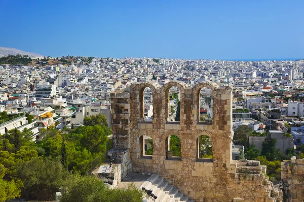 Odeon theatre i Athen, Grekland — Stockfoto