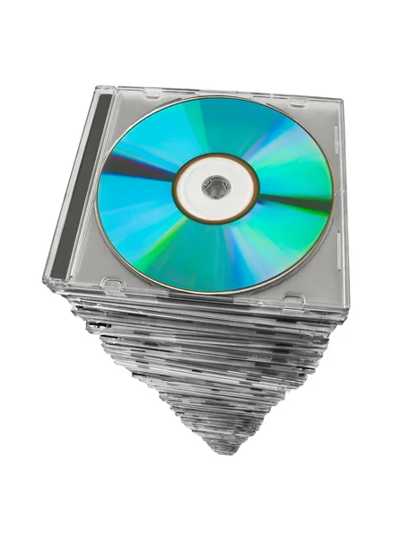 Стопку дисків — стокове фото