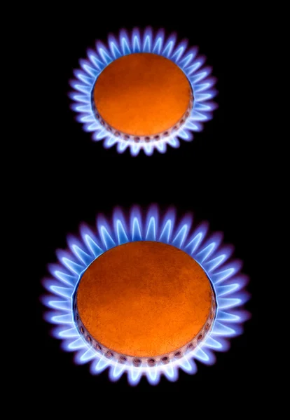 Пламя газа — стоковое фото