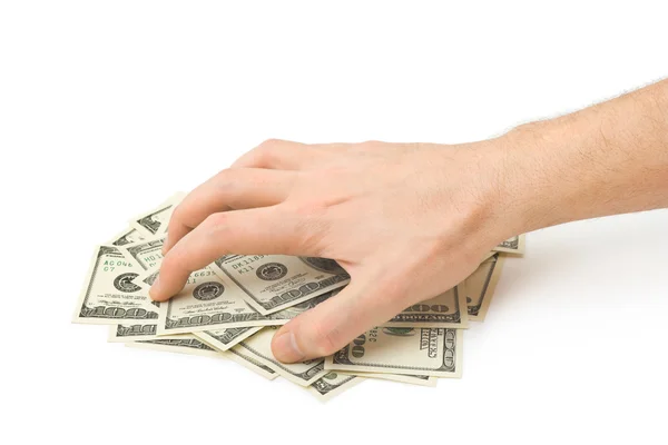 Kéz- és pénz — Stock Fotó