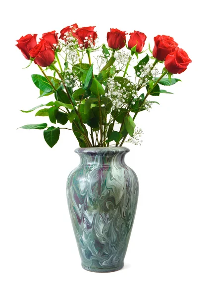 Rosen in der Vase — Stockfoto