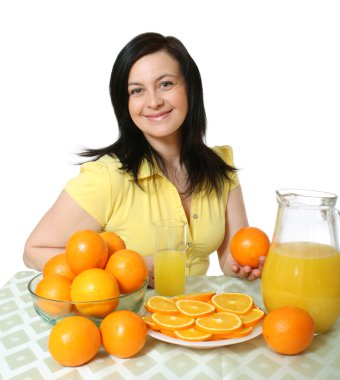 Orange juice clipart