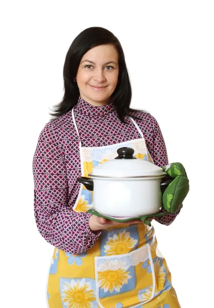 Trabalhador da cozinha — Fotografia de Stock