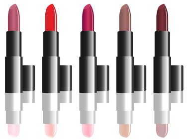 Lipstick set clipart