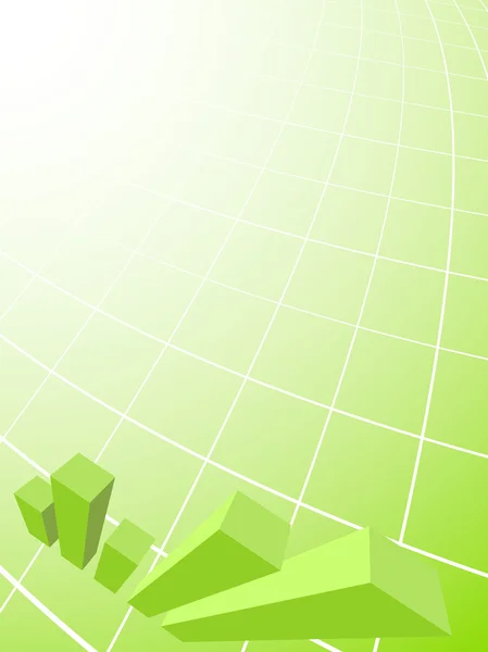 Zelené podnikání pozadí — Stockový vektor